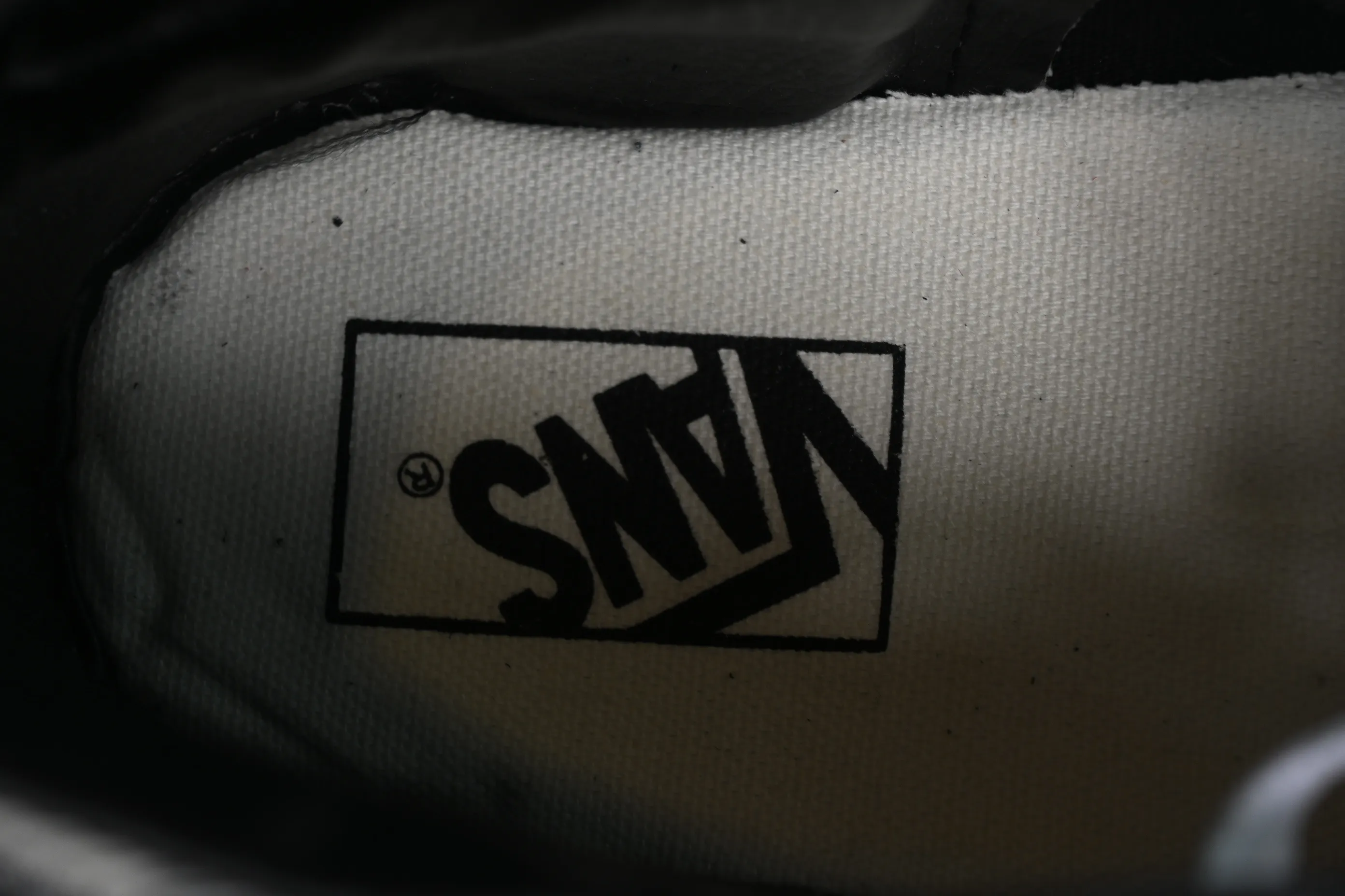 All categories Vans Vans series Vans Hi Vans high-top Vans Vault Sk8-Hi Cap LX Deconstruction New black and white checkerboard high-top canvas vulcanized sneakers VN0A3WM1XOS
